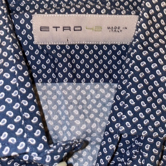 Etro mens dress shirt - Picture 3 of 5